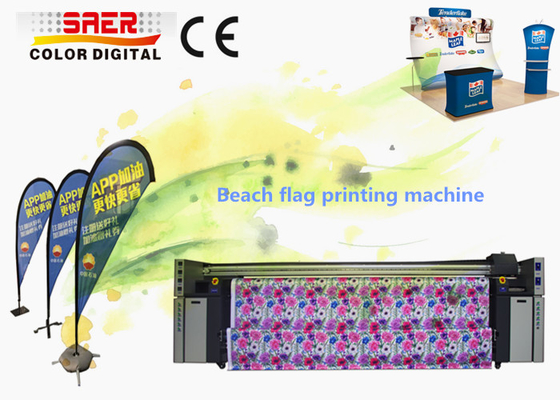 Máy in dệt thăng hoa CSR2200 Cờ ​​biểu ngữ Máy in thăng hoa nhuộm vải polyester