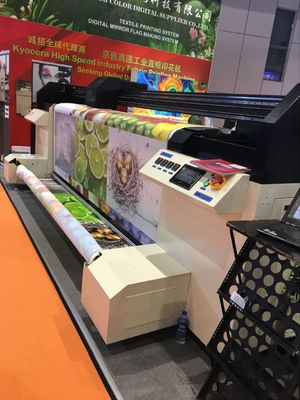 Máy in dệt 600 - 1800 Dpi, Máy in vải công nghiệp kép Cmyk