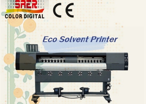 Máy in môi trường dung môi cho PVC Bọc thép nhãn dán in vinyl injet injet