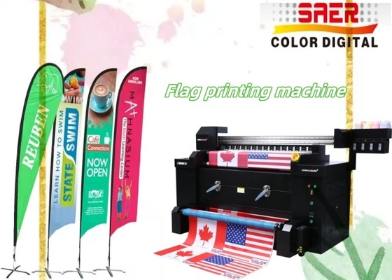 Flag Fabric Banner Roll Inkjet Sublimation Digital Printing Plotter Máy in lớn