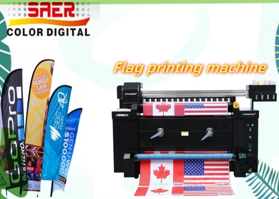 Máy in dệt kim kỹ thuật số Cờ biểu ngữ In ấn vải polyester Inkjet Sublimation dye