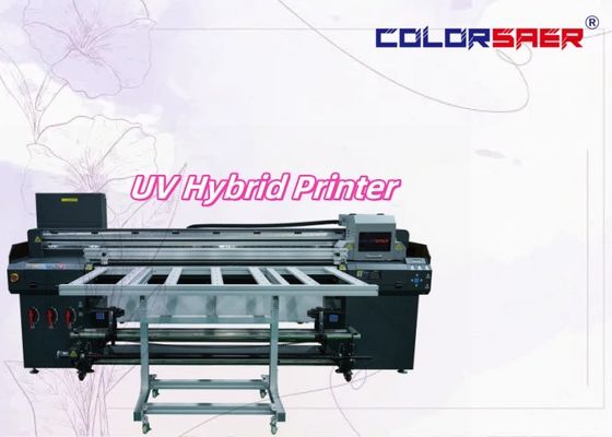 Máy in đa chức năng Inkjet Flatbed và Roll to Roll UV Hybrid