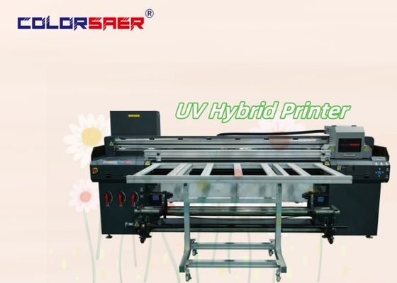 Color SAER 6 Feet Wide Format UV Inkjet Printer Roll to Roll và Flatbed UV Hybrid Printer