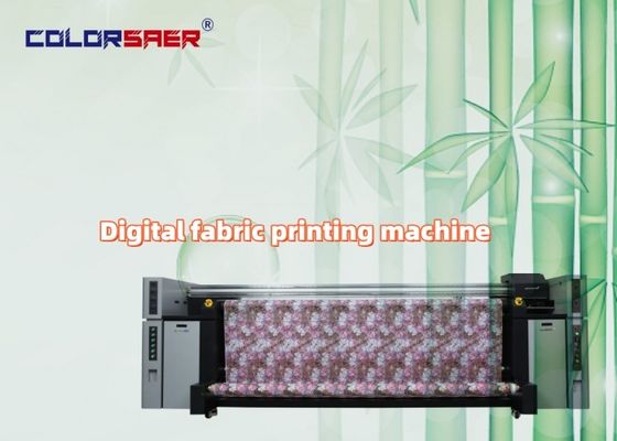Máy in phun màu SAER All In One 8 đầu I3200, máy in vải cuộn đến cuộn