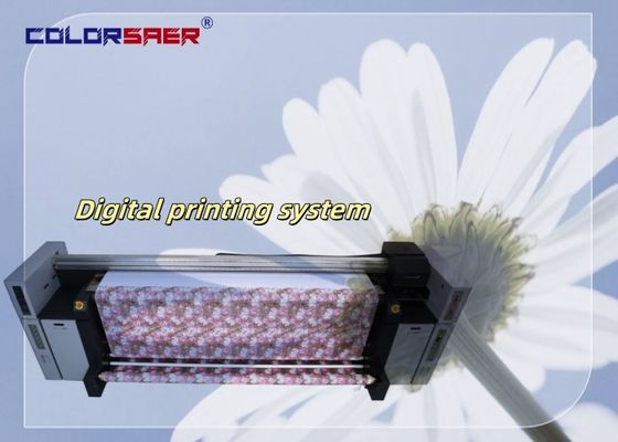 Màu SAER 3200mm Tất cả trong một Máy in Sublimation Dần cao tốc Hệ thống in vải
