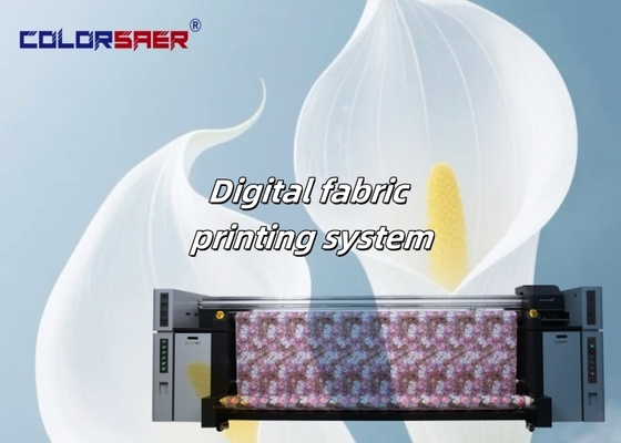 Máy in vải kỹ thuật số đầu phun Epson, khổ in 3.2m