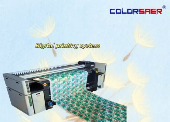 Máy in chuyển nhiệt khổ lớn 4 đầu phun I3200 cho in vải Polyester & Cotton