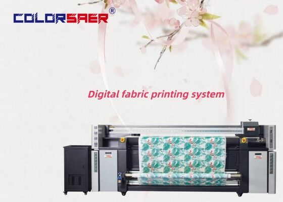 Chế độ hoạt động ổn định Dye Textile 2m và 3.2m Sublimation Printer 4 pcs & 8 pcs i3200 Print Heads Cotton and Polyester Printing Machine