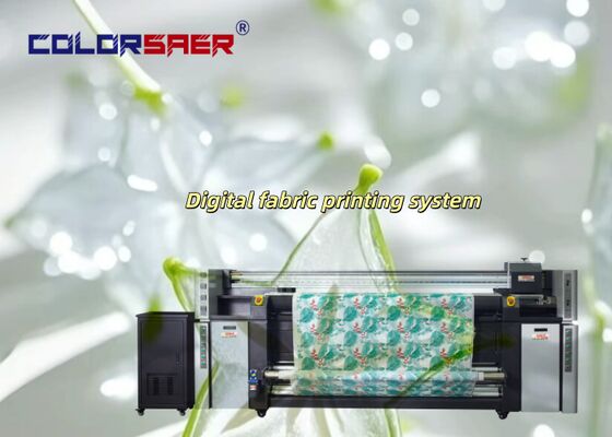 Nhà máy giá cạnh tranh cuộn để cuộn sublimation máy in 4 & 8 in đầu in hệ thống in dệt