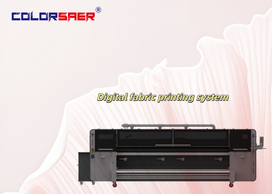 SAER High-End Format lớn 3200mm Hệ thống in dệt may kỹ thuật số Fabric Plotter 4 màu hoặc 8 màu