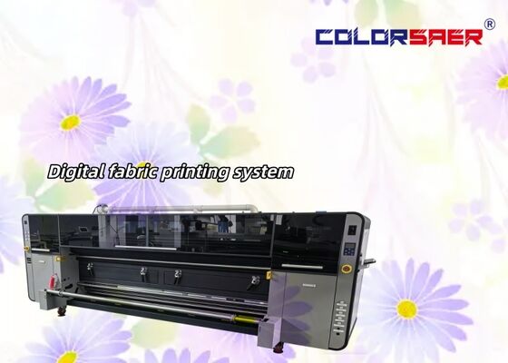 SAER I3200 Print Head CMYK 4 màu & CMYKGRBK 8 màu Máy in dệt may 3,2m cho polyester & vật liệu bông