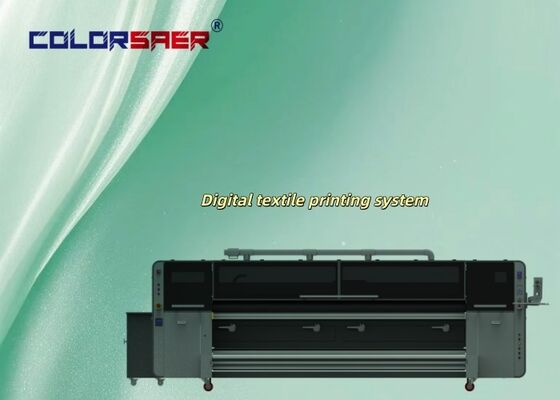 SAER Industrial Grade 4 pcs KJ4B-QL Print Head Hệ thống in dệt may định dạng lớn với sublimation & pigment ink