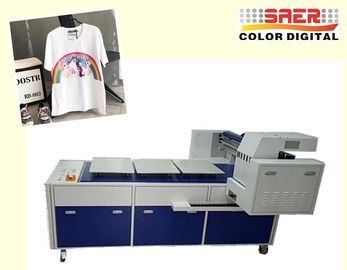 Máy in áo T tốc độ cao / Máy in phẳng kỹ thuật số với 8 đầu máy in