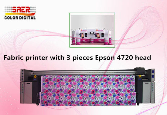 Máy in kỹ thuật số 3 đầu Epson 4720 Máy in kỹ thuật số cho vải