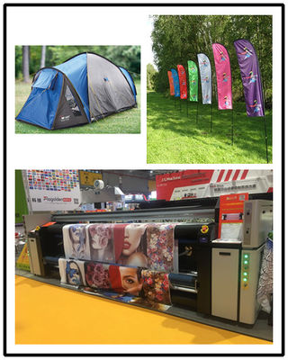 Triển lãm thương mại Hiển thị máy in vải kỹ thuật số cuộn để cuộn độ phân giải 360 - 1800dpi