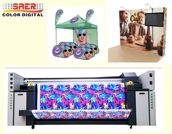 Máy vẽ vải khổ lớn CMYK độ phân giải lớn 1440 DPI trong trường quảng cáo