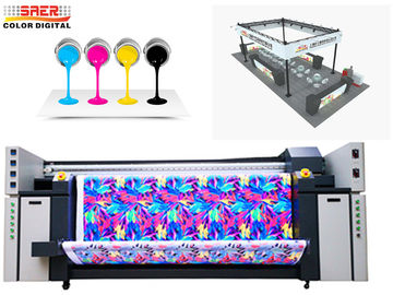 Máy in cờ thăng hoa 2.2m / Máy in bảng hiệu Cung cấp mực in liên tục