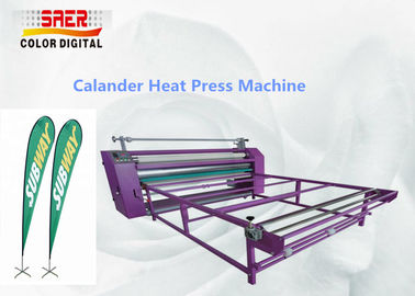 Máy cán định dạng lớn Máy dệt Calender Máy ép nhiệt thăng hoa