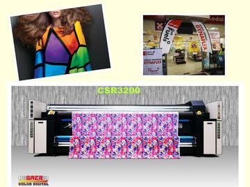 Máy in vải kép Cmyk Máy in vải Máy in phun Độ phân giải tối đa 1800DPI