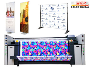 Máy in thăng hoa định dạng lớn 6kw 3 đầu cho cờ
