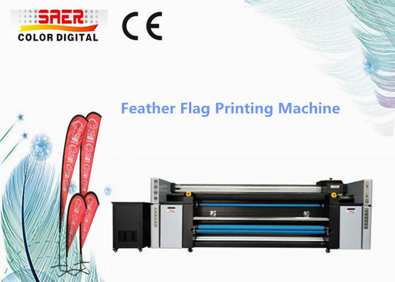 Cờ bãi biển In 3 đầu Máy vẽ vải kỹ thuật số Màu CMYK kép