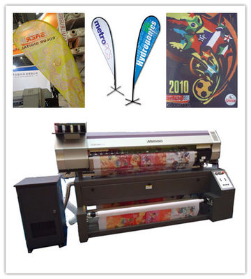 Máy in dệt Mimaki trong nhà và ngoài trời kỹ thuật số để làm cờ lông trực tiếp