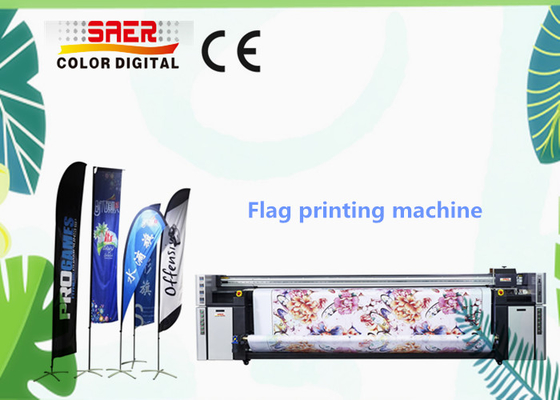 Máy in phun thăng hoa dệt nhuộm CMYK kép khổ lớn