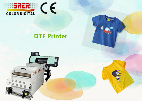 High Speed DTF Heat Transfer Printer With Powder Shaking Machine