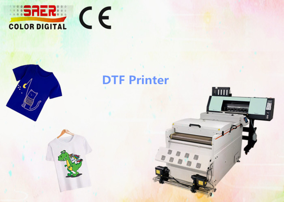 High Speed DTF Heat Transfer Printer With Powder Shaking Machine
