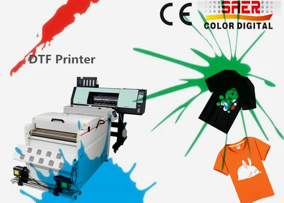 SAER 4 Pieces Print Head DTF Printing Machine With Shaker Machine