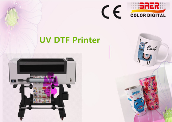 UV DTF printer full set AB film automatic A3 UV flatbed varnish printer