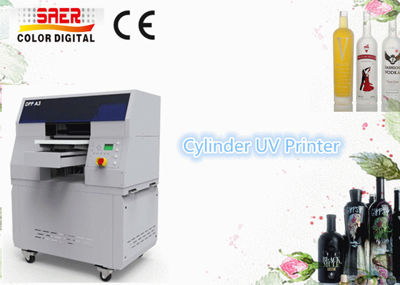 High Resolution Cylindrical UV Bottle Printer Eco-friendly Ink Printer