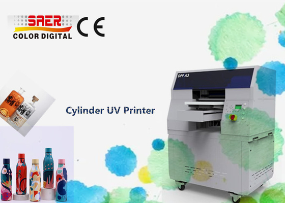 Factory Automatic SAER Cylinder UV Printer / 360 UV Rotary Printer