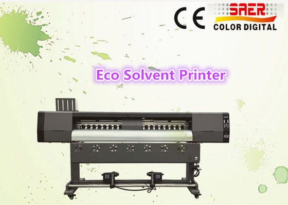 High Resolution Eco Solvent Printer / Plotter For Vinyl Sticker Advertising