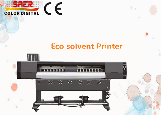 Professional Eco Solvent Printer / Plotter For Vinyl Sticker Advertising
