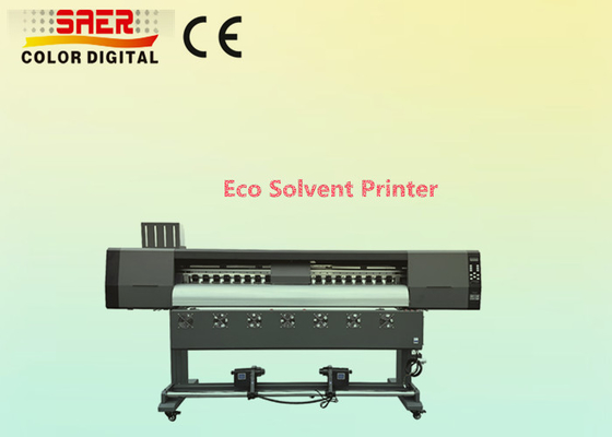 High Speed PVC Vinyl Eco Solvent Printer / Inkjet Plotter For Banner Vinyl