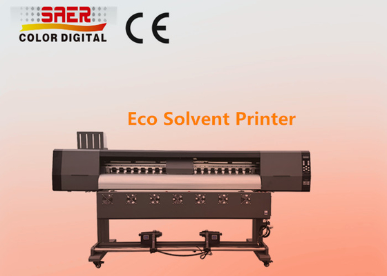 High Speed 1.8m Digital Vinyl Printer Eco Solvent Inkjet Plotter Printer Double Head
