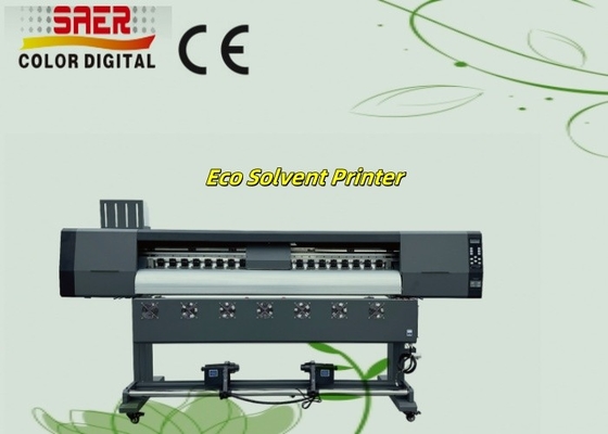 Eco Solvent Printer Digital Printing Machine For Flex Banner Vinyl Advertising Material