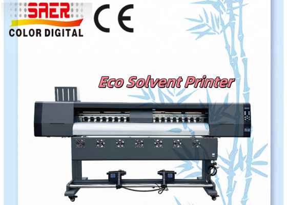 Eco Solvent Printer Machine Tarpaulin / Flex Banner / Vinyl Printing Machine High Speed Inkjet Printer