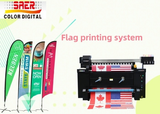 Beach Flag Fabric Roll Digital Printing Plotter Large Inkjet Sublimation Flag Printing Machine