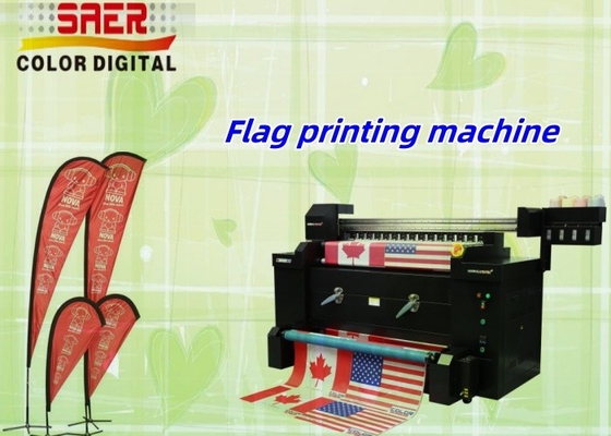 Digital Printing Small Size Printer Banners Flags / 1.2m Flag Printing System