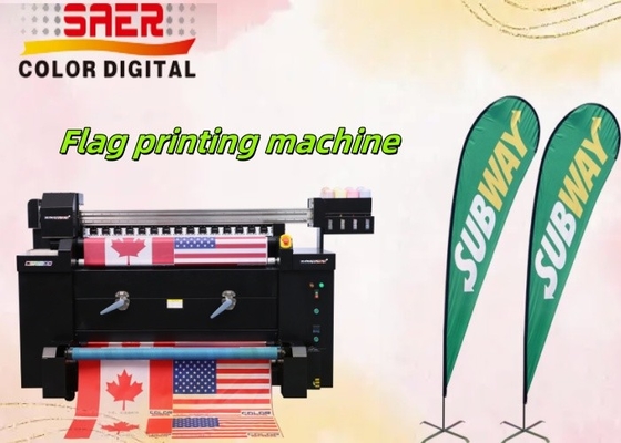 Far Infrared Heating System Digital Printing Textile Sublimation Printer Direct To Polyester Fabric Inkjet Printer Flag Printer