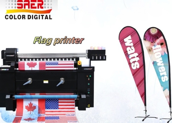 1.2M I3200 Heads Dye Sublimation Direct Printing Digital Textile Flag Printer Machine
