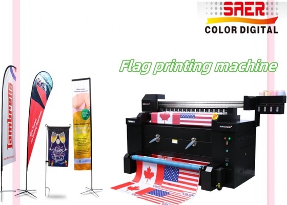 1.2M I3200 Heads Dye Sublimation Direct Printing Digital Textile Flag Printer Machine