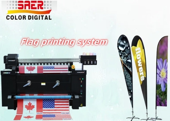 Flag Sublimation Printer For Polyester Woven Fabric , Satin Fabric , Stretch Fabric