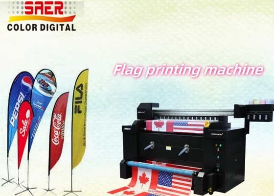 Flag Sublimation Printer For Polyester Woven Fabric , Satin Fabric , Stretch Fabric