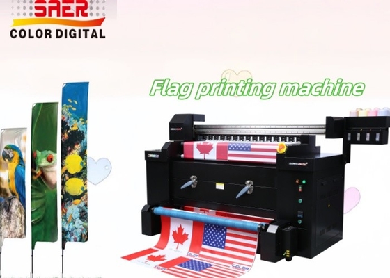 Flags Promotional Business Advertising Flexographic Textile Printing Machine