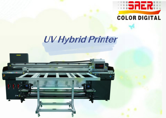 Factory Sale Automatic UV Hybrid Flatbed Printer Flatbed And Roll To Roll