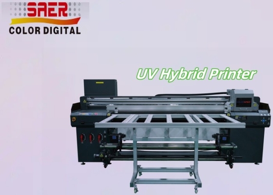 Large Format Outdoor And Indoor UV Roll To Roll & Flatbed Hybrid Printer