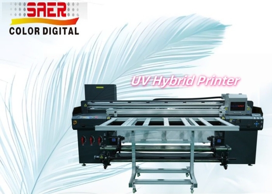 Roll To Roll And Flatbed UV Printer CMYK White Varnish UV Printing Machine